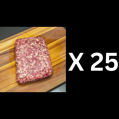 25lb. Ground Beef Bundle ($10.95/lb.) May 13th Delivery