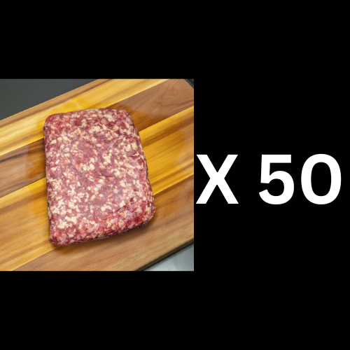 50lb. Ground Beef Bundle ($10.55/lb.) May 13th Delivery