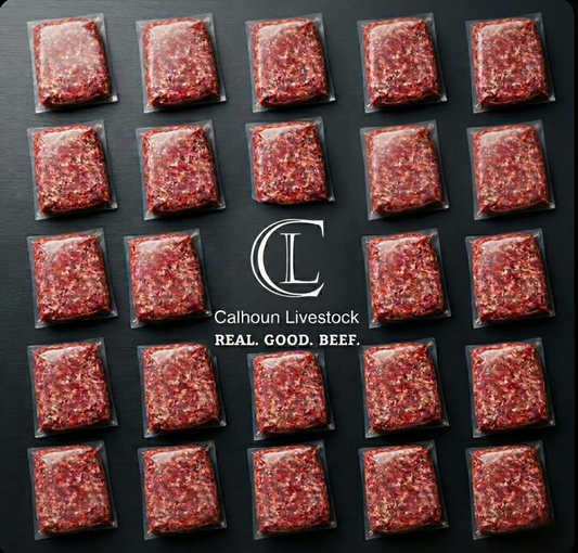 25lb. Ground Beef Bundle ($12.49/lb.)